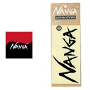 【最大100%ポイントバック 5/1-5/31限定※要エントリー】ナンガ NANGA CUTTING STIKER ナンガ カッティング ステッカー S ブラッ...