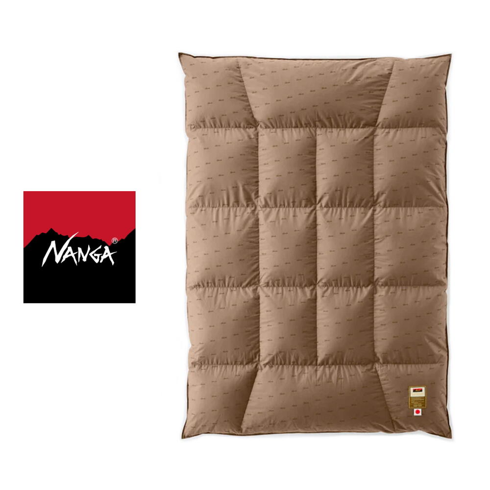 定番 ナンガ NANGA DOWN DUVET SINGLE DX(TRAPEZOID) NZ2254-4A402 ダウンデュベットシングルデラックス (トラぺゾイド) シングル モカ 掛け布団 布団 羽毛布団 ダウン 寝具 シングルベッド用 【正規品】 ［WA］［C］【GGON】