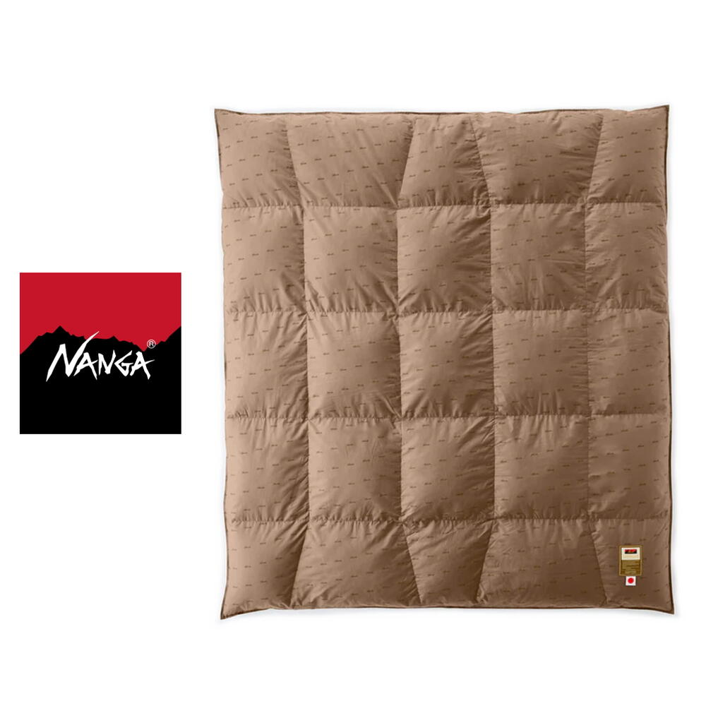 定番 ナンガ NANGA DOWN DUVET DOUBLE DX(TRAPEZOID) NZ2254-4A404 ダウンデュベットダブルデラックス (トラぺゾイド) ダブル モカ 掛け布団 布団 羽毛布団 ダウン 寝具 ダブルベッド用 【正規品】 ［WA］［C］【GGON】