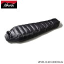 定番 ナンガ NANGA 寝袋 レベル8 -20 UDD バッグ LEVEL8 -20 UDD BAG ブラック N1LUBK13 レギュラー ［WA］［C］【GFOM】