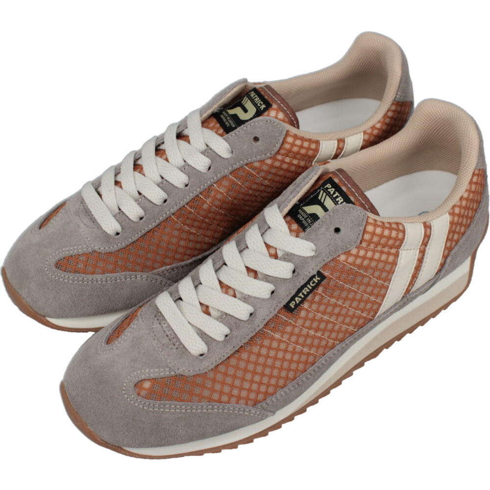防水スプレー吹きかけサービス 交換返品送料無料 パトリック PATRICK スニーカー マラソン メッシュ MARATHON-ME BR ブラウン 504403【GGOK】