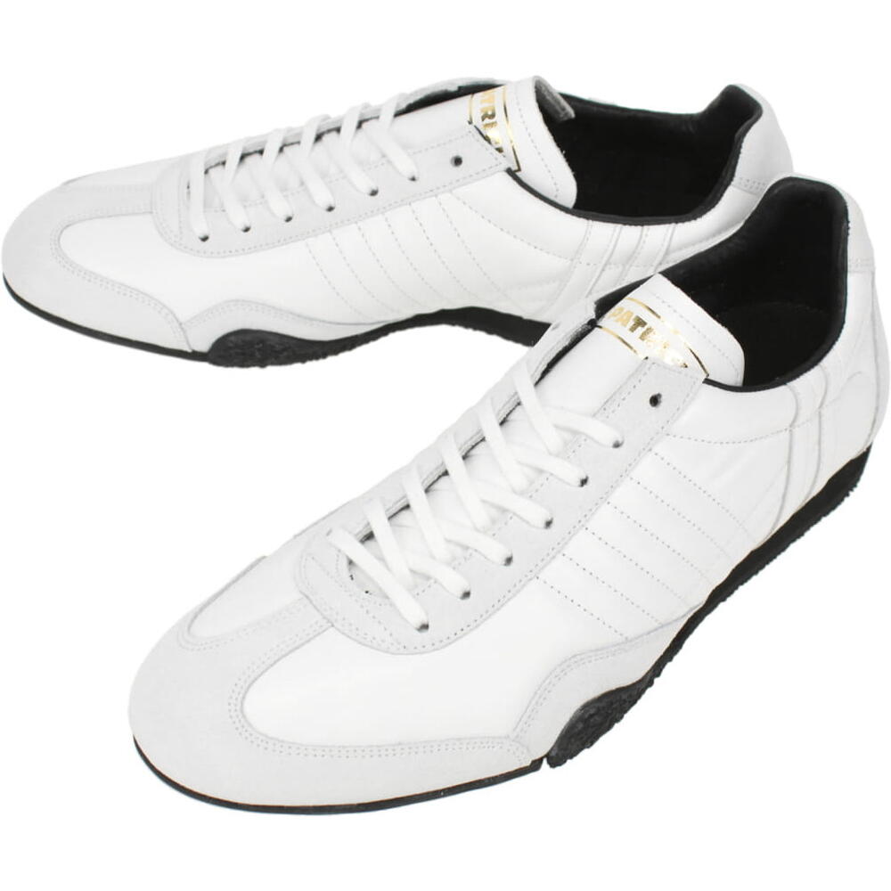 防水スプレー吹きかけサービス 交換返品送料無料 パトリック PATRICK スニーカー ジェット レザー 22 ホワイト JET-LE22 WHT 504680 【GGON】