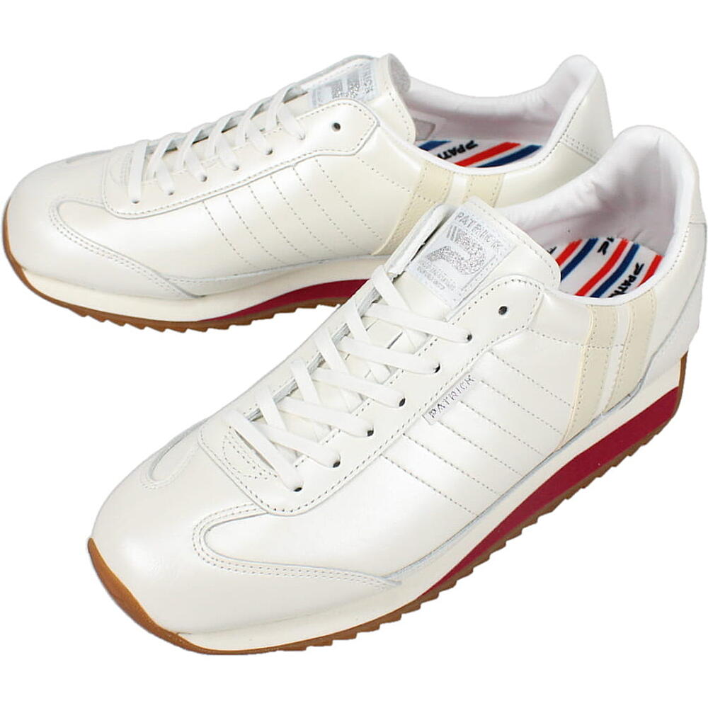 防水スプレー吹きかけサービス 交換返品送料無料 パトリック PATRICK スニーカー マラソン パール MARATHON-PL ホワイト WH 505320【GHOK】