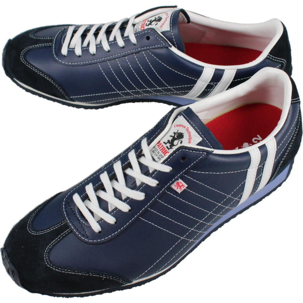 防水スプレー吹きかけサービス 交換返品送料無料 パトリック PATRICK スニーカー アイリス IRIS カウネイビー CW-NVY 232362【GHON】