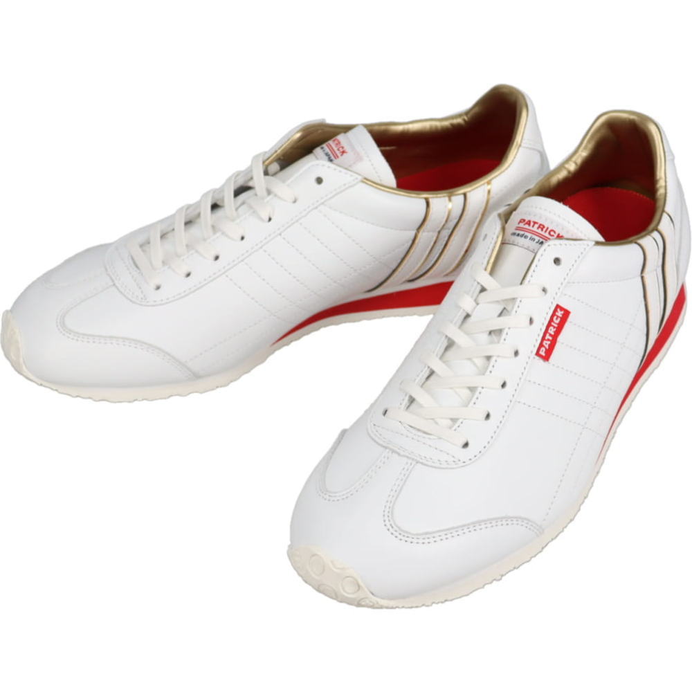 防水スプレー吹きかけサービス 交換返品送料無料 パトリック PATRICK スニーカー パミール 椿 PAMIR 椿 ホワイト WHT 724520【GIOL】