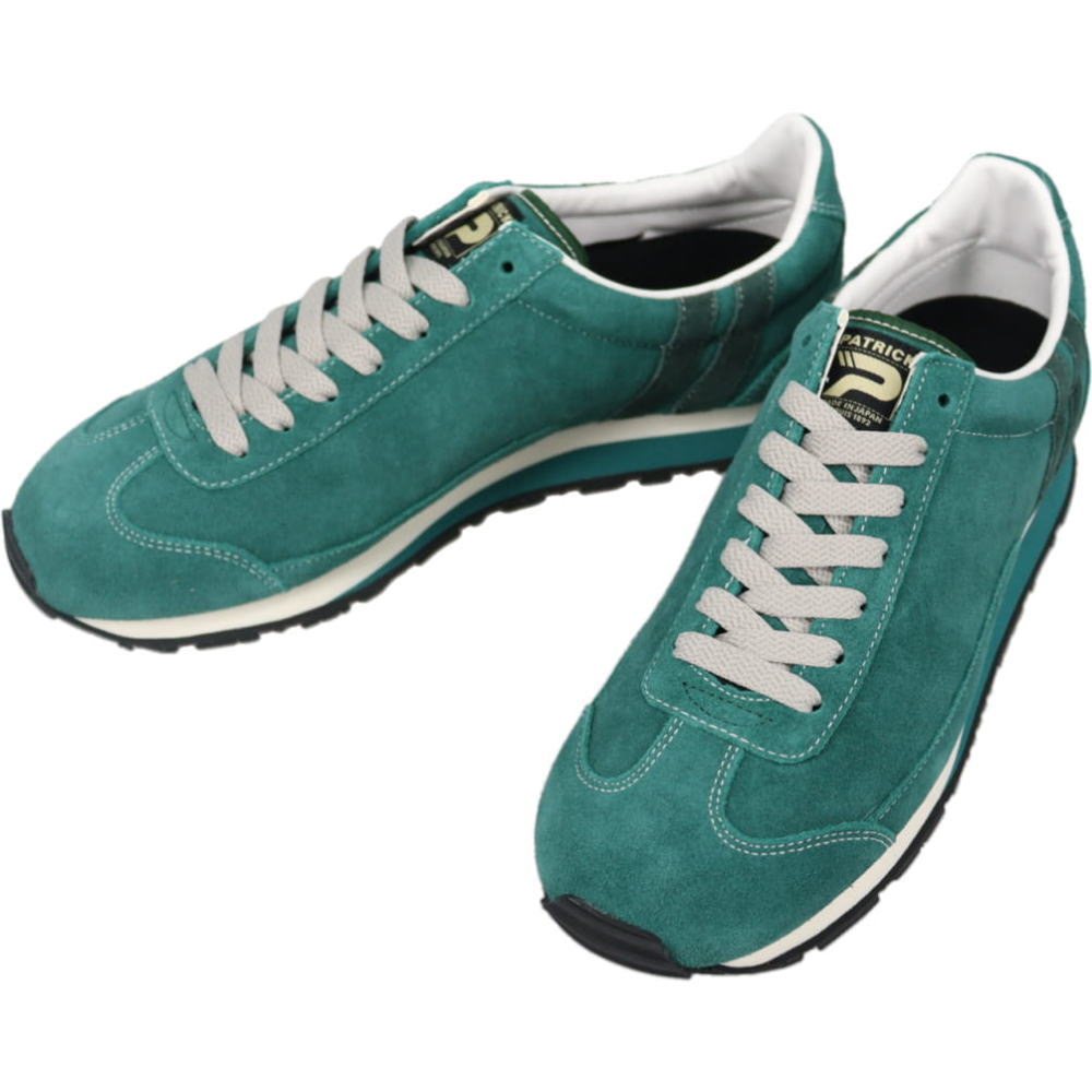 防水スプレー吹きかけサービス 交換返品送料無料 パトリック PATRICK スニーカー ボストンサン BOSTONSUN グリーン GRN 542458【GION】