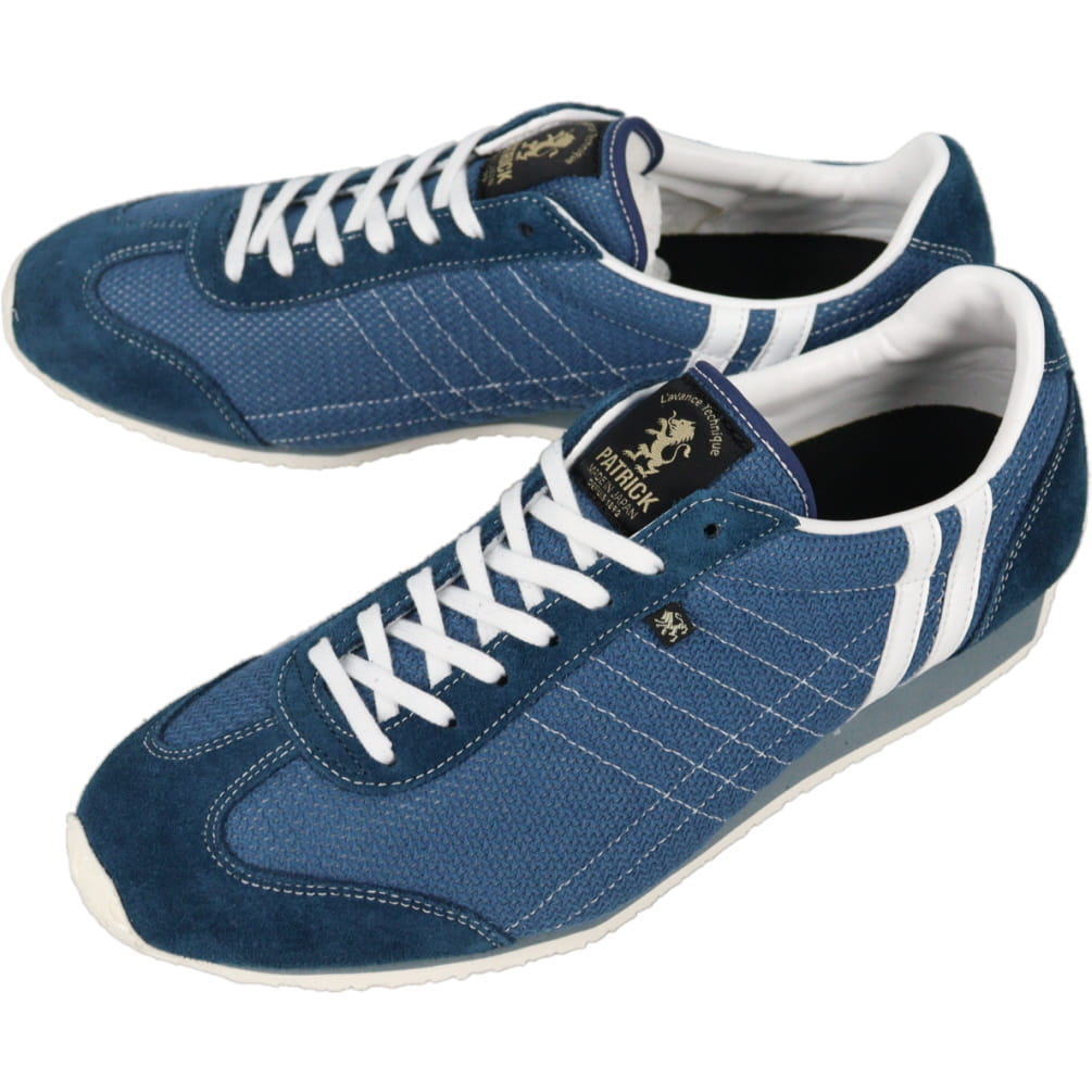 防水スプレー吹きかけサービス 交換返品送料無料 パトリック PATRICK スニーカー アイリス メッシュ IRIS-MESH ネイビー NVY 725052【GJOJ】