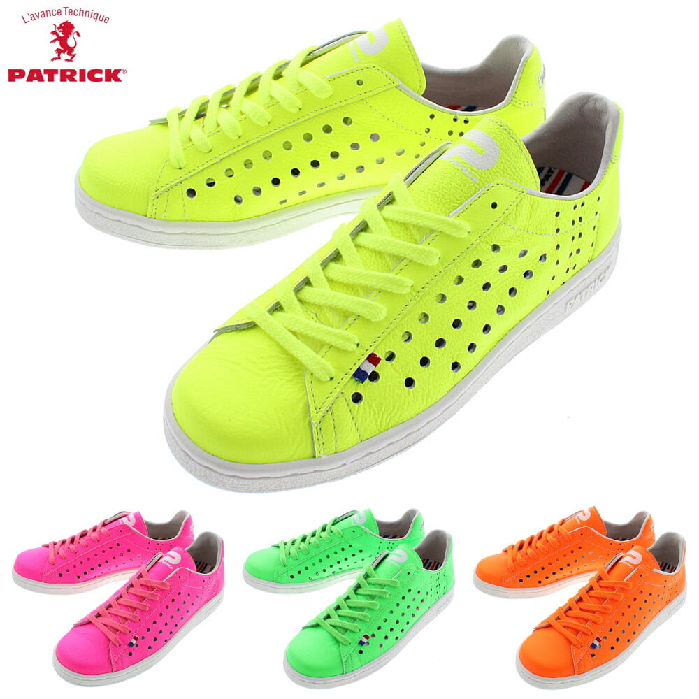 防水スプレー吹きかけサービス 交換返品送料無料 パトリック PATRICK スニーカー ケベック・ネオン QUEBEC.N YEL(502045) PNK(502047) GRN(502048) ORG(502049) 【GOOJ】
