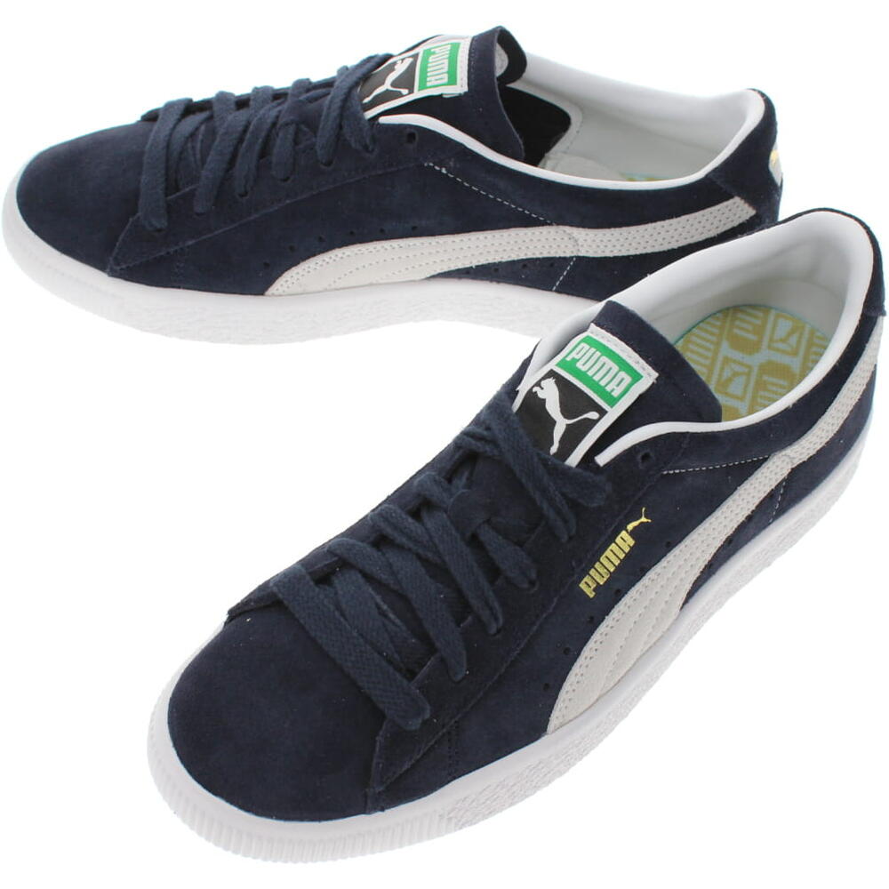 プーマ 定番 プーマ PUMA スニーカー スウェード ビンテージ Suede VTG 374921 ピーコート/プーマホワイト 07 ［T］【GFOF】