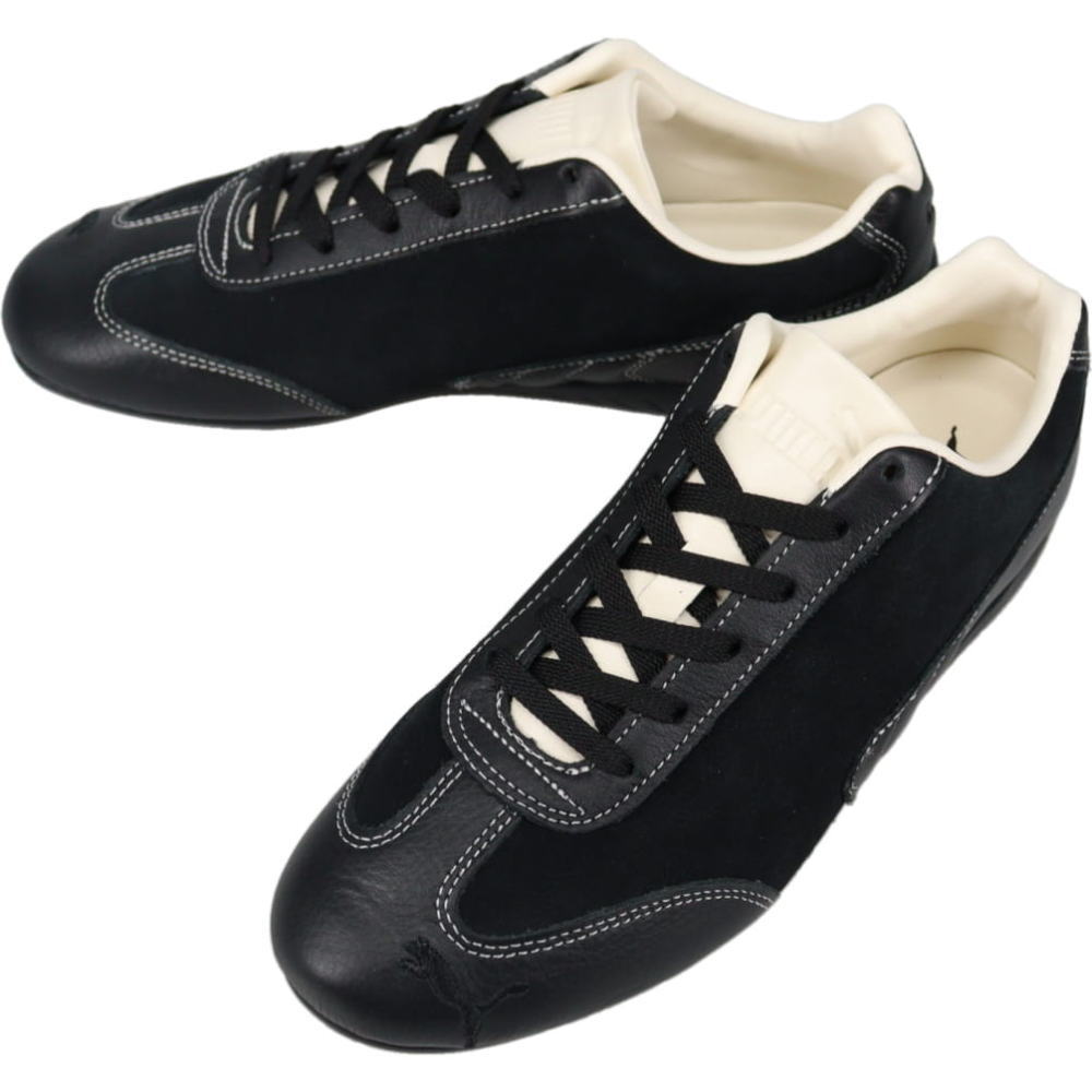 3月限定！最大全額ポイント還元※要エントリー プーマ PUMA スニーカー スピードキャット アイコン Speedcat Icons PUMA Black-Frosted Ivory 406226 01【GKOG】
