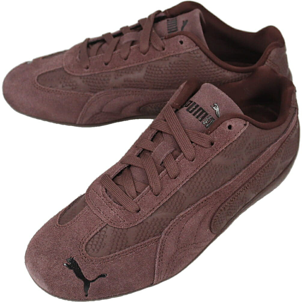 3月限定！最大全額ポイント還元※要エントリー プーマ PUMA スニーカー スピードキャット パイソン ウィメンズ Speedcat Phyton Wns チョコレートブラウン 407705 01【GKOH】
