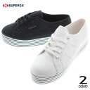 スペルガ SUPERGA スニーカー 2790 MULTICOLOR COTW S00FCR0 ホワイト(A0Z) ブラック(A1A) ［T］