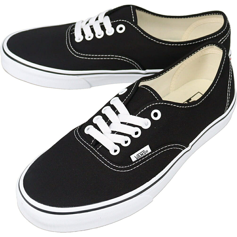 7月限定！最大全額ポイント還元※要エントリー 定番 ヴァンズ VANS スニーカー オーセンティック Authentic ブラック VN000EE3BLK