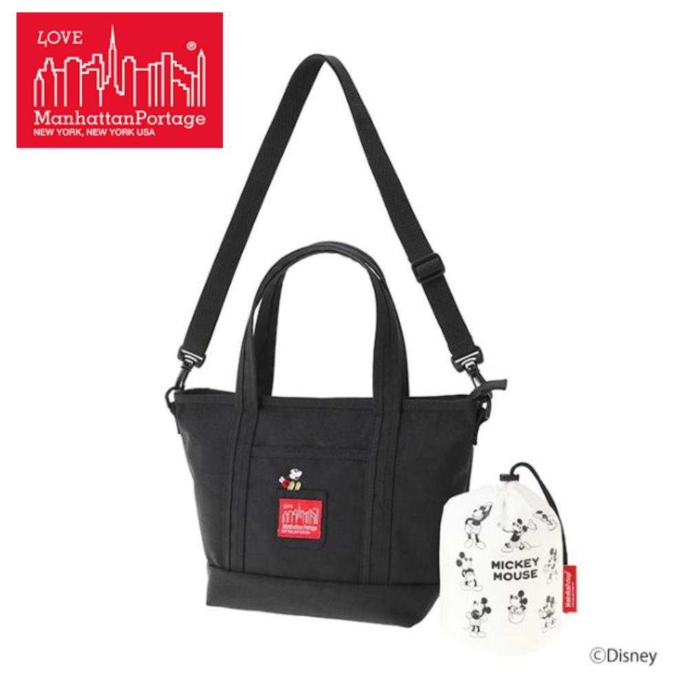 マンハッタンポーテージ Manhattan Portage レゴ トートバック / ミッキーマウス Rego Tote Bag / Mickey Mouse 1305Z-2-MIC-23 ブラック BLK 【GHFF】