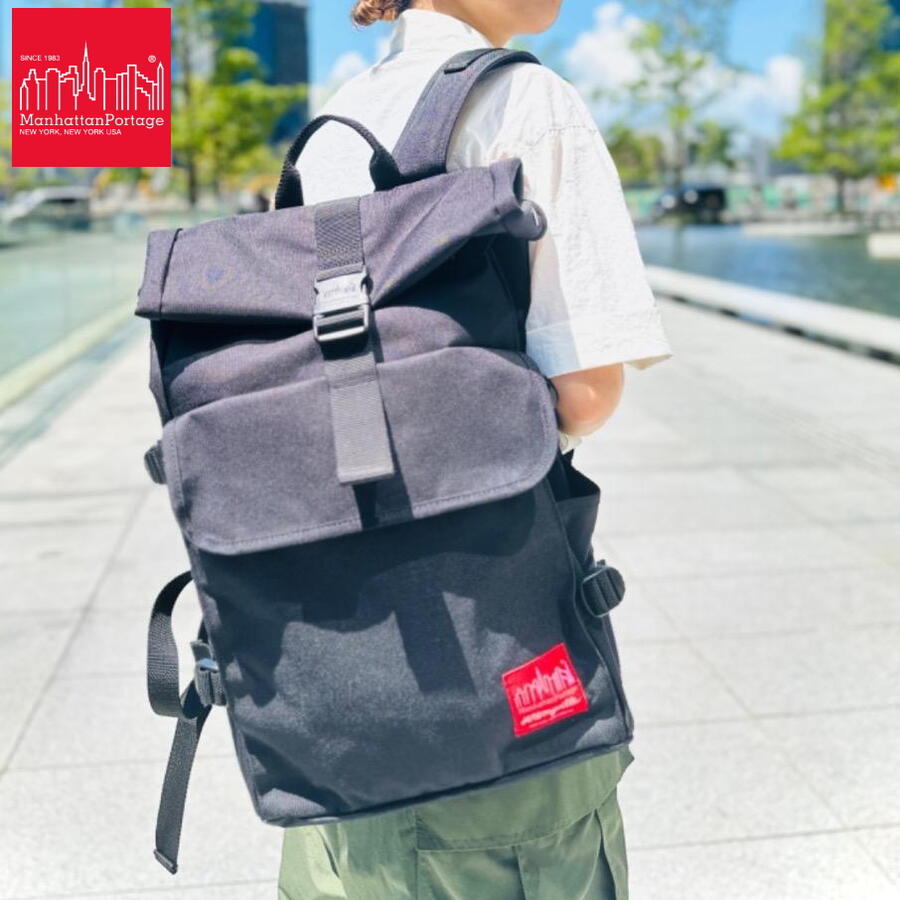 マンハッタンポーテージ Manhattan Portage シルバーカップ バックパック ジェレミーヴィル NYC Silvercup Backpack Jeremyville NYC ブラック 1236-JV-NYC BLK