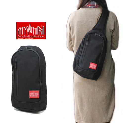 定番 マンハッタンポーテージ Manhattan Portage リトル イタリー クロスボディ バッグ LITTLE ITALY CROSSBODY BAG 1927 ブラック