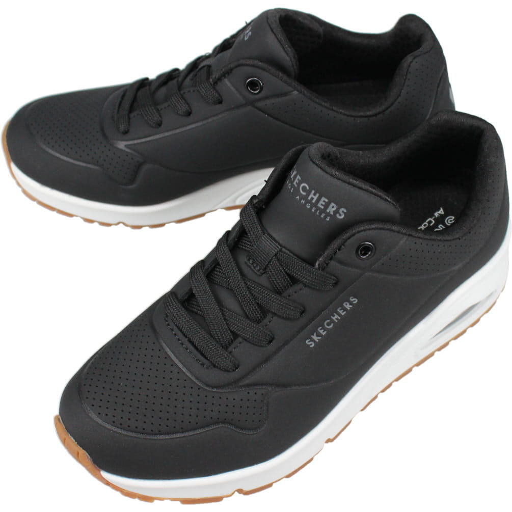 スケッチャーズ SKECHERS スニーカー ウノ スタンド オン エア UNO STAND ON AIR ブラック BLK 73690【GHON】