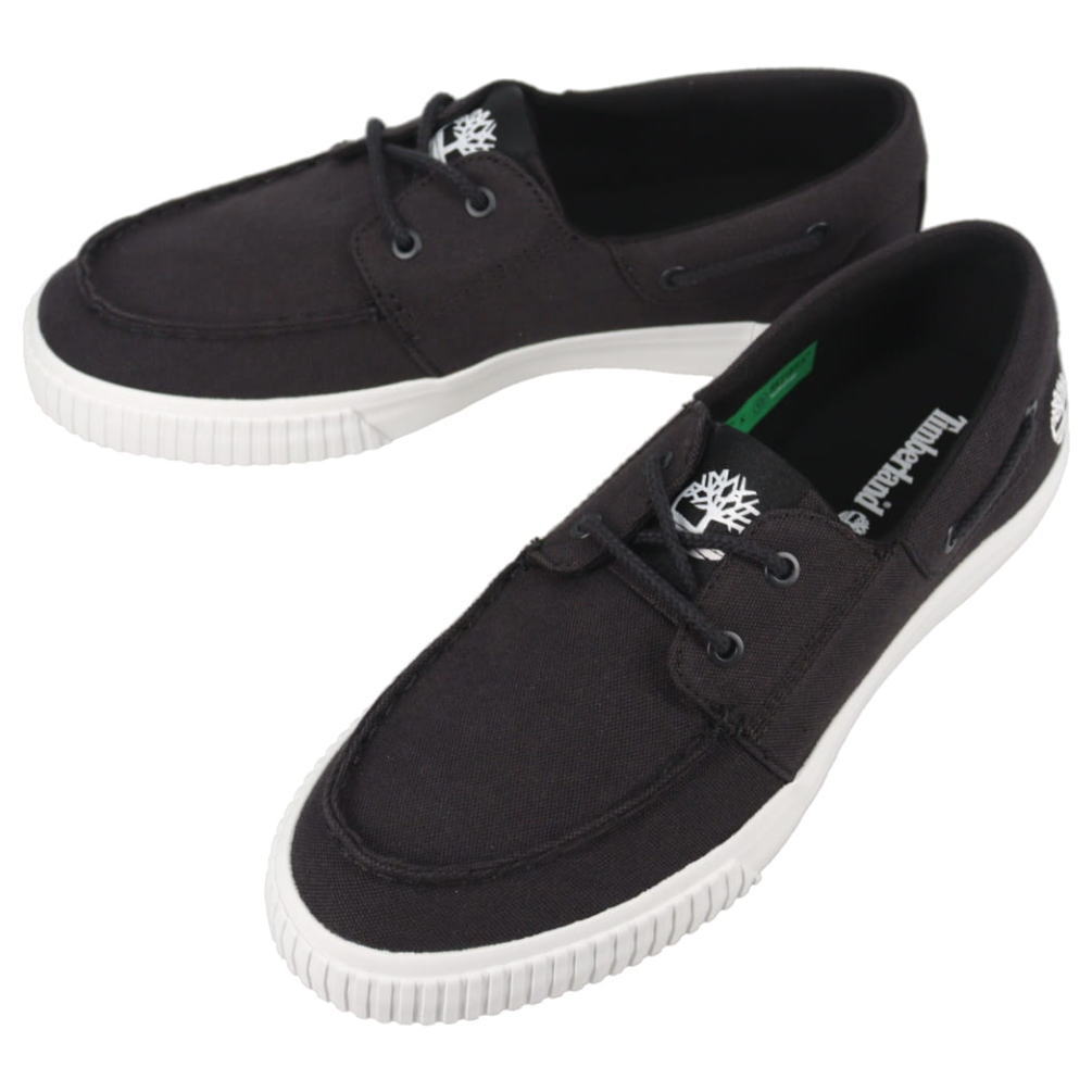 ティンバーランド Timberland マイロ ベイ ロー レース スニーカー MYLO BAY LOW LACE SNEAKER ブラックキャンバス TB 0A67P5 EK7【GIOH】