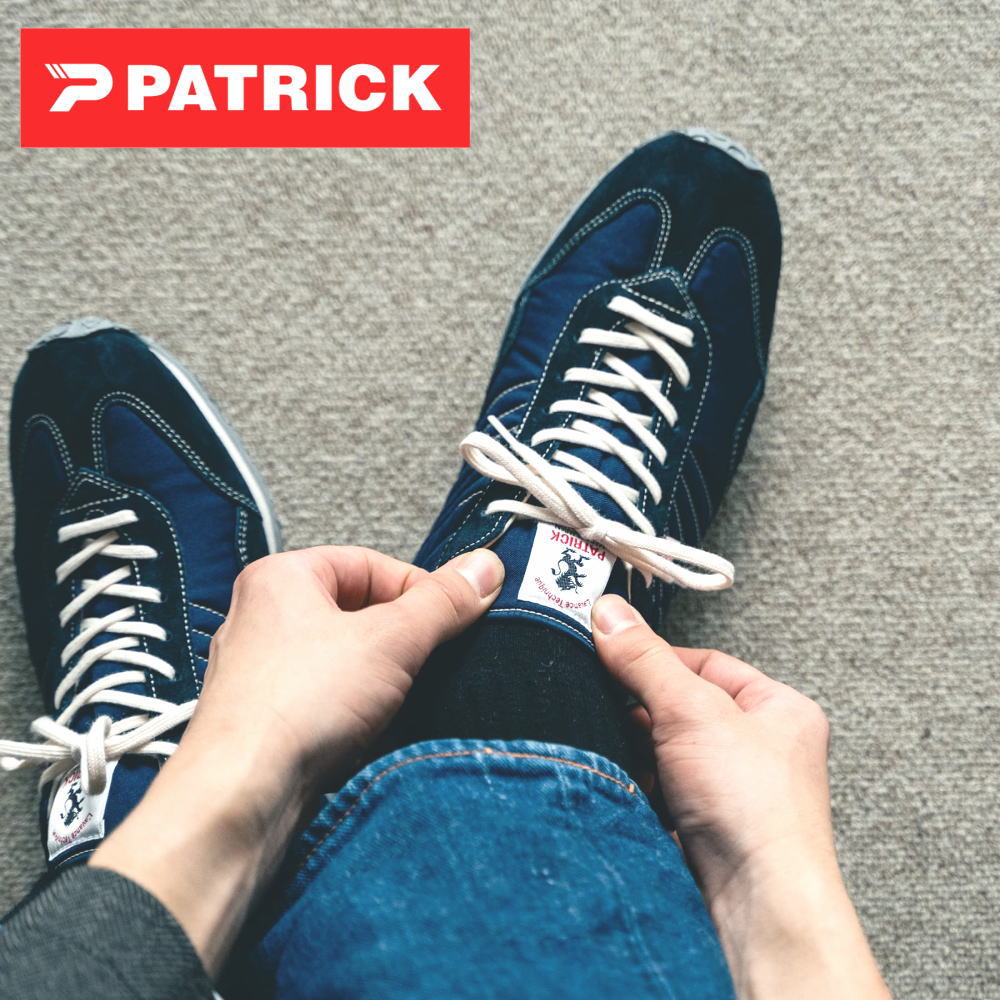 防水スプレー吹きかけサービス 交換返品送料無料 定番 パトリック PATRICK スニーカー スタジアム STADIUM ナイトブルー 232352【GHOM】