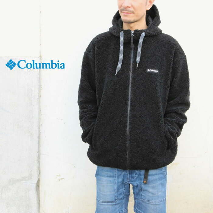 コロンビア Columbia ウェア ロック トゥー ブルック フリース フル ジップ ROCK TO BROOK FLEECE FULL ZIP ブラック PM0699 010［WA］【GFON】