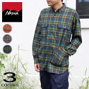 【最大100%ポイントバック 5/1-5/31限定※要エントリー】ナンガ NANGA フェードプレイドキャンプシャツ FADE PLAID CAMP SHIRT...