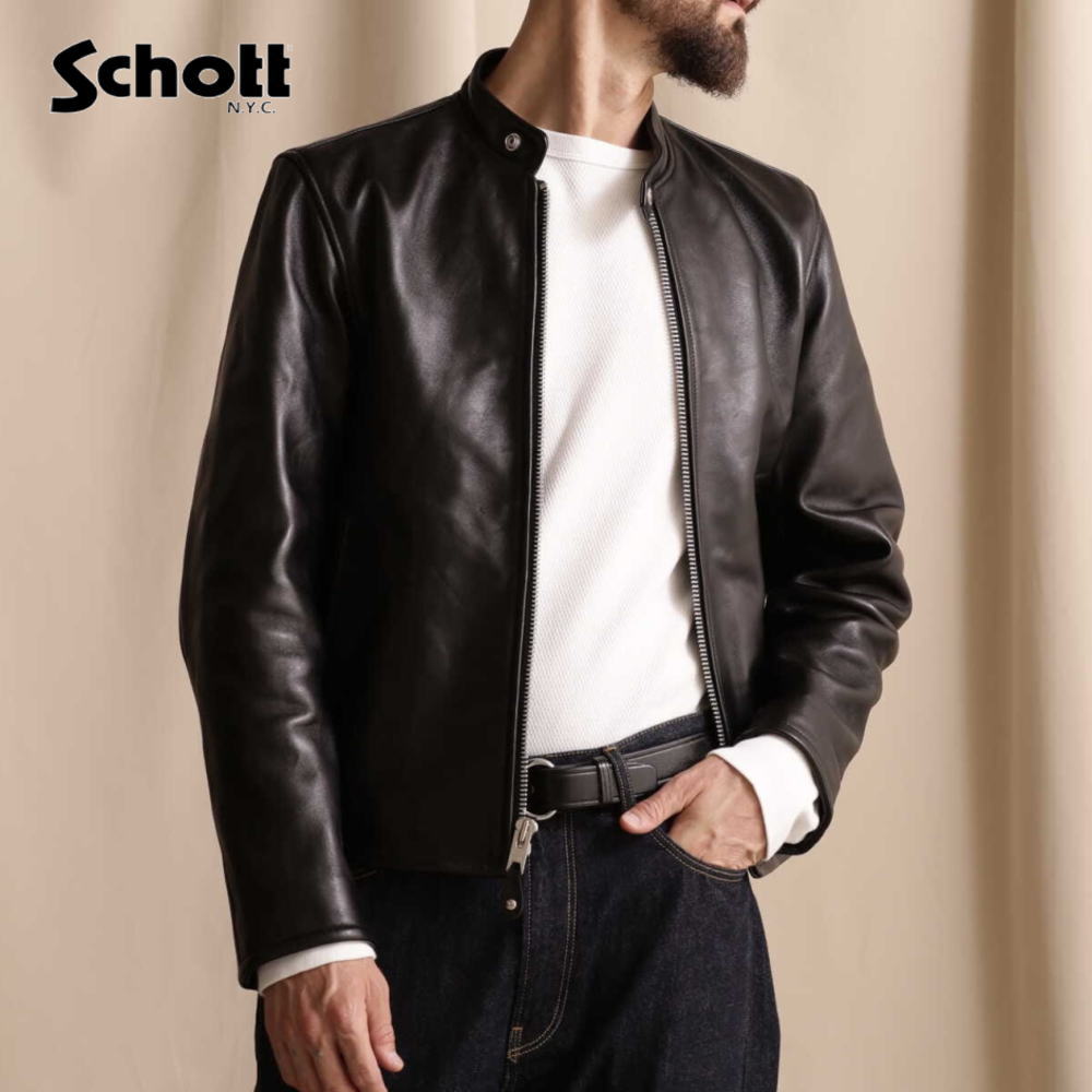 ショット Schott メンズ 70'S シングル ライダース ジャケット 70’S SINGLE RIDERS JACKET ブラック 010 7823950078 3111052 【GHFO】