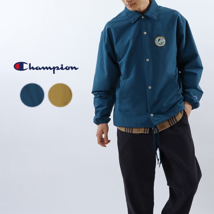 チャンピオン コーチジャケット メンズ チャンピオン Champion コーチジャケット 24SS C3-Z605 370（ネイビー）780（ベージュ）［WA］【GHFO】