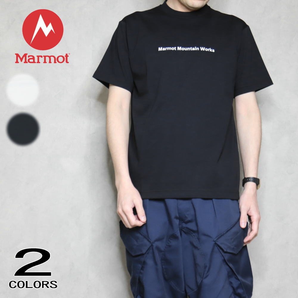 マーモット Marmot エムエムダブリューコレクションロゴ Tシャツ MMW Collection Logo-T TSSMC404 BWT（ホワイト）BLK（ブラック）［WA］【GIOI】