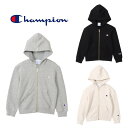 【最大100%ポイントバック 5/1-5/31限定※要エントリー】子供服 チャンピオン Champion キッズ ジップ フーデッド スウェット シャツ CK-...