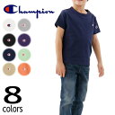 定番 子供服 チャンピオン Champion キッズ ショートスリーブTシャツ CK-T301 オフホワイト(020) オックスフォードグレー(070) ブラッ...