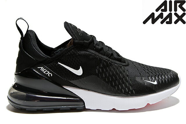 NIKE AIR MAX 270 AH8050-002 BLACK/ANTHRACITE-WHITE-SOLAR REDナイキ エア マックス 270 ブラック ホワイト 限定 メンズ スニーカー