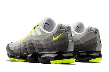 NIKE AIR VAPORMAX 95 NEON AJ7292-001 BLACK/VOLT-MEDIUM ASH-DARK PEWTER-DUST-GRANITEナイキ ヴェイパーマックス 95 イエローグラデーション ネオン イエローグラデ 限定 メンズ スニーカー