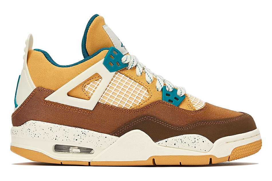 NIKE AIR JORDAN 4 RETRO GS FB2214-200 CACAO WOW/GEODE TEAL-ALE BROWN-TWINEナイキ エア ジョーダン 4 レトロ カカオ ワウ ジオード ティールエール ブラウン トワイン レディース ガールズ スニーカー