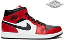 NIKE AIR JORDAN 1 MID 「CHICAGO BLACK TOE」 554724-069 BLACK/GYM RED-WHITEナイキ エアジョーダン 1 ミッド シカゴ ブラック トゥ ブラック ジムレッド ホワイト メンズ スニーカー 限定