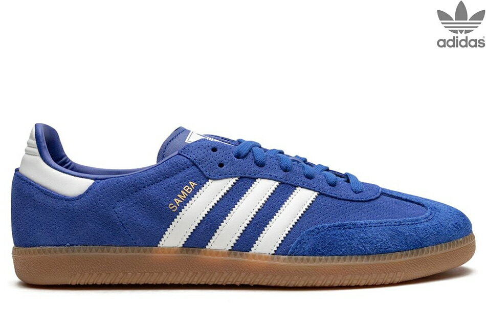 adidas Originals SAMBA OG HP7901 TEAM ROYAL BLUE/CORE WHITE/GUMアディダス オリジナルス サンバ OG チーム ロイヤル ブルー スエード メンズ スニーカー