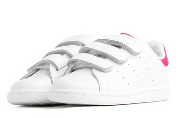 adidas Originals STAN SMITH CF I BZ0523 RUNNING WHITE/RUNNING WHITE/BOLD PINKアディダス オリジナルス スタンスミス ベルクロ ホワイト ピンク キッズ ベビー 子供 スニーカー