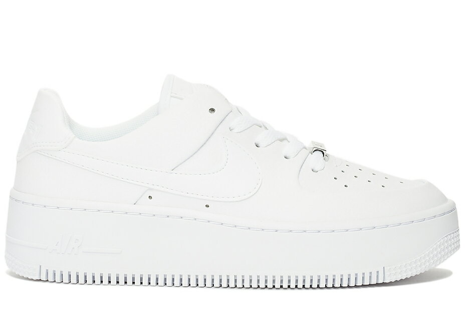 NIKE WMNS AIR FORCE 1 SAGE LOW AR5339-100 WHITE/WHITE/WHITEナイキ ウィメンズ エアフォース AF1 セイジ ロー ホワイト 厚底 レディース スニーカーのサムネイル
