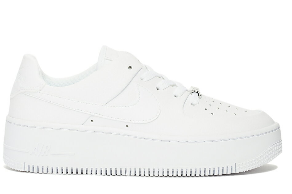 NIKE WMNS AIR FORCE 1 SAGE LOW AR5339-100 WHITE/WHITE/WHITEナイキ ウィメンズ エアフォース AF1 セイジ ロー ホワイト 厚底 レディース スニーカー