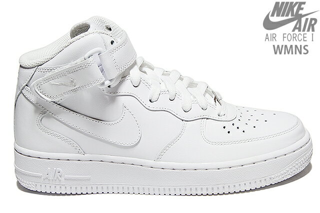 NIKE WMNS AIR FORCE 1 MID '07 DD9625-100 WHITE/WHITE ナイキ ウィメンズ エア フォース 1 ミッド 07 366731-100 ホワイト 定番 レディース スニーカー ssnk