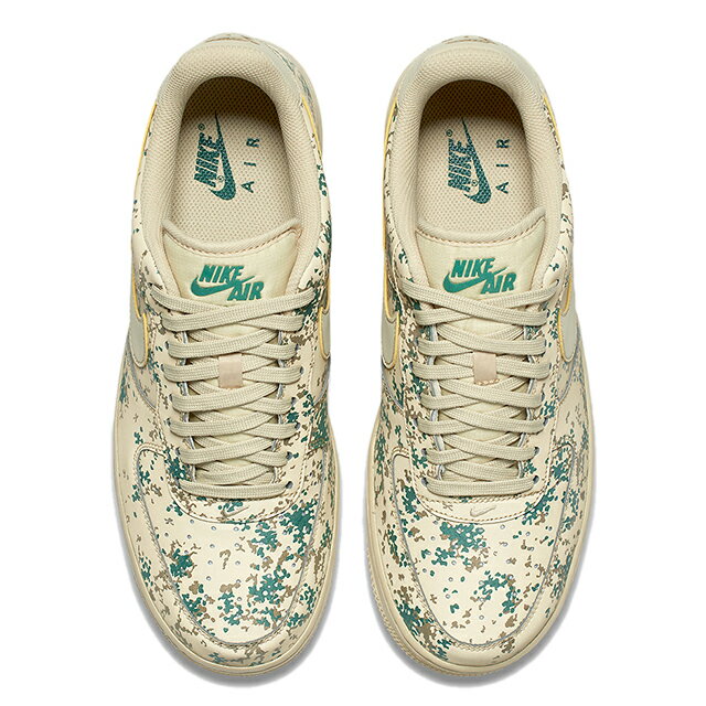 NIKE AIR FORCE 1 '07 LV8 823511-700 TEAM GOLD/TEAM GOLD-GOLDEN BEIGE-GORGE GREENナイキ エア フォース 1 07 LV8 ロー チームゴールド ベージュ グリーン エレベイト エレベート メンズ スニーカー デジタル カモ 迷彩 限定 WS0203