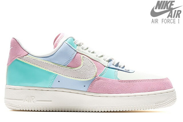 NIKE AIR FORCE 1 '07 QS 「EASTER EGG」 AH8462-400 PINK/LIGHT BLUE-SAILナイキ エア フォース 1 07 ロー クイックストライク イースター メンズ スニーカー