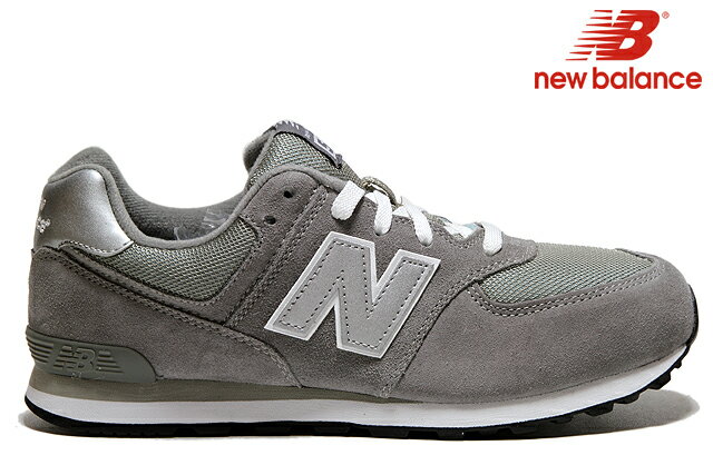 (Ladys Size) NEW BALANCE KL574GSG GREYxWHITE WIDTH:M(MEDIUM)ニューバランス グレー　ホワイト 女性 レディース サイズ スニーカー 定番 ワイズ ミディアム