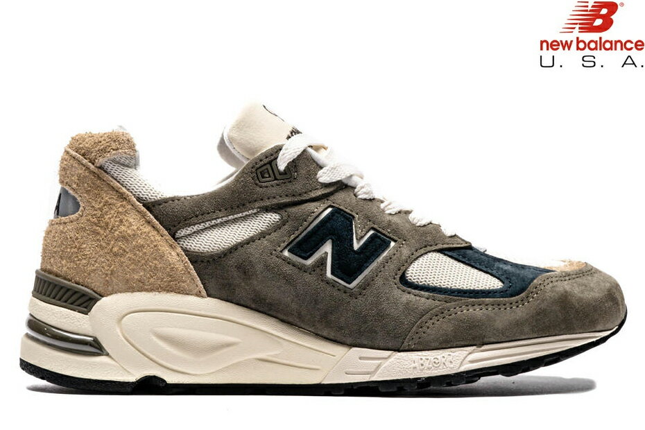 NEW BALANCE 990v2 M990GB2 TEDDY SANTIS 「Made in U.S.A」 OLIVE/BEIGE Dワイズニューバランス オリーブ ベージュ テディ サンティス USA ABZORB メンズ スニーカー