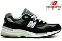 NEW BALANCE M992EB Made in U.S.A BLACK/GREY WIDTH:D˥塼Х M992 EB ֥å 졼 D磻 USA   ˡ