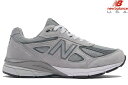 NEW BALANCE 990v4 U990GR4 「Made in U.S.A」GRAY Dワイズニューバランス グレー USA メンズ スニーカー 定番