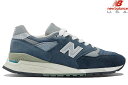 NEW BALANCE U998NV Made in U.S.A NAVY Dワイズニューバランス 998 ネイビー USA ABZORB メンズ スニーカー