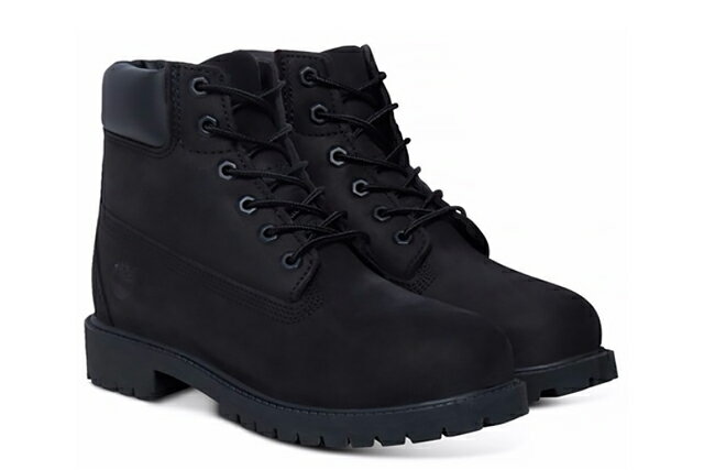 TIMBERLAND 6 INCH PREMIUM WATERPROOF BOOT BLACK 12907 JUNIOR'Sティンバーランド 6インチ プレミアム ブーツ ブラック レディース キッズ ジュニア ブーツ 定番 2