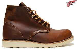 REDWING 9111 IRISH SETTER 6INCH ROUND TOE BOOT COPPER WIDTH:D MADE IN U.S.Aレッドウィング 6インチ ラウンド トゥ ブーツ ブラウン レザー Dワイズ アイリッシュセッター 09111-1 メンズ レザー USA 定番