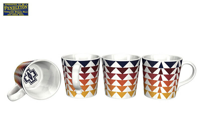 Pendleton uHARDING COLLECTIONv TAPERED MUGS SET OF 4yhg n[fBORNV }O Jbv 4Zbg Lv AEghA 2206ss