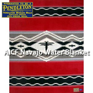 ペンドルトン ブランケット PENDLETON 「NAVAJO WATER」 BLANKET ZE788-50475ペンドルトン ナバジョ ウオーター ブランケット レッド ブラック ベッドカバー ソファーカバー